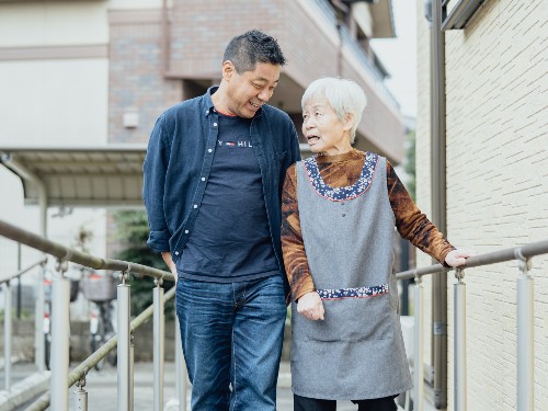 笑顔で接することができる
