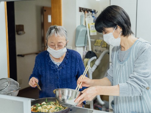 入居者様の行動を待つがことができる